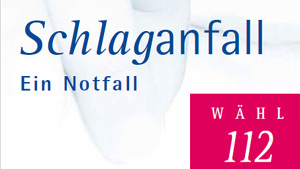 Broschüre Schlaganfall – Ein Notfall